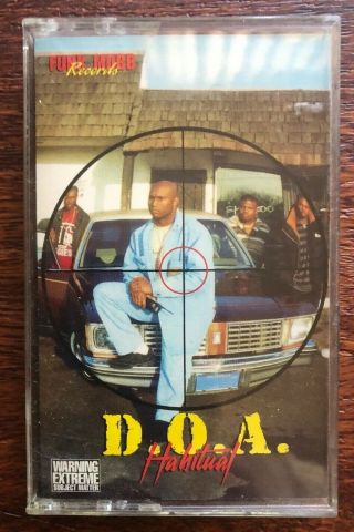 Rare Cassette Tape D.  O.  A Habitual Stockton Hip Hop Rap Funk Mobb Doa