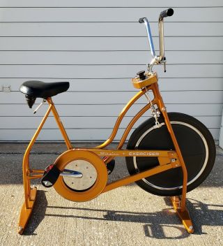 Schwinn Exerciser Vintage 70s Stationary Bike Made In Chicago Usa Exercise