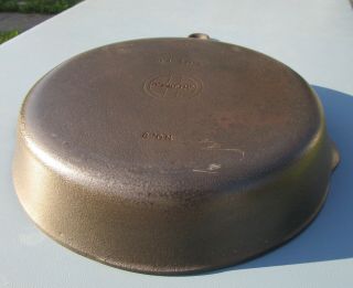 Vintage Griswold Cast Iron Skillet No 8 Small Block Logo Smooth Bottom 7