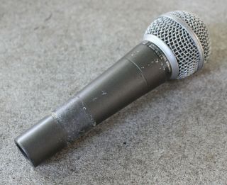 Vintage Shure Brothers Sm58 Unidirectional Dynamic Microphone Usa 60s 70s