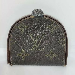Authentic Louis Vuitton Vintage Monogram Old Style Leather Oyster Coin Purse