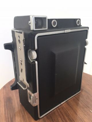 Vintage Graflex Crown Graphic 4X5 Camera Optar 135mm F4.  7 Lens 11