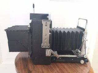 Vintage Graflex Crown Graphic 4X5 Camera Optar 135mm F4.  7 Lens 5