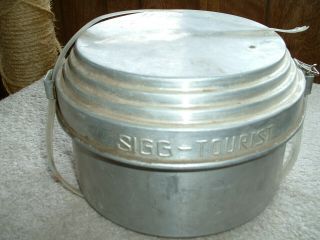 Vintage Sigg Tourist Aluminum Cookware Set with stove 2