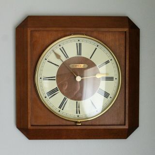 Vintage Kienzle Wall Clock Battery Operated Made In Germany 2