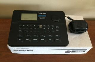 Alesis Sr - 16 Drum Machine,  Vintage 1991,  Includes Power Supply,  Box,  Manuals