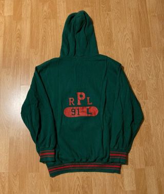 Vintage Polo Ralph Lauren Stadium Rpl 91 - L Hoodie Size Men’s Large