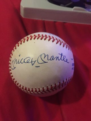 Mickey Mantle Frank Robinson And Harmon Killebrew Autograph Baseball Rare