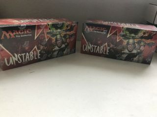 Magic The Gathering Unstable Booster Box X2 Full Art Lands