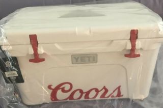 Rare Collectible Coors Yeti Tundra 45 White Cooler