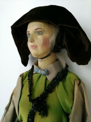 Vintage Paper Mache or Wood Composition? Compo Doll Old Antique Dress Mannequin 2
