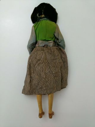 Vintage Paper Mache or Wood Composition? Compo Doll Old Antique Dress Mannequin 4