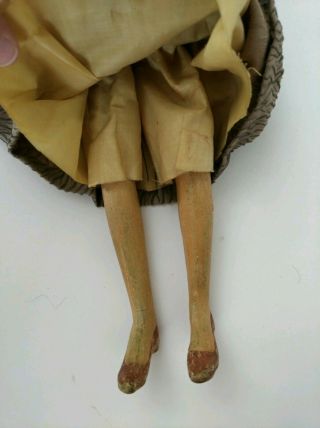 Vintage Paper Mache or Wood Composition? Compo Doll Old Antique Dress Mannequin 8