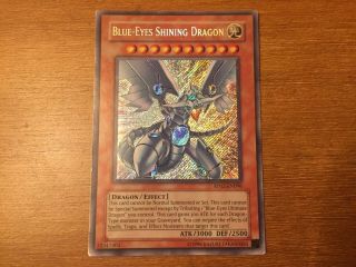 Yu - Gi - Oh - Blue - Eyes Shining Dragon - Rp02 - En096 - Secret Rare