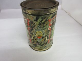 VINTAGE ADVERTISING OLD ABBY COFFEE TIN 190 - Q 3