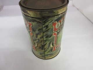 VINTAGE ADVERTISING OLD ABBY COFFEE TIN 190 - Q 5