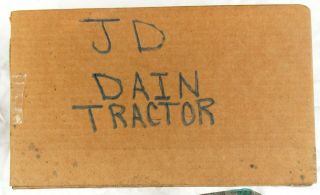 Vintage John Deere 1918 Dain Tractor
