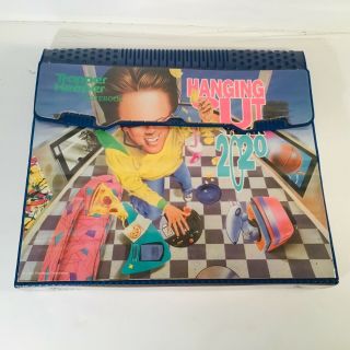 Vintage 1993 Mead Hanging Out 2020 Trapper Keeper With 2 Folders