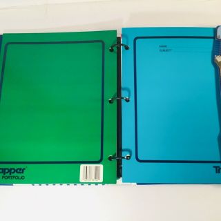 Vintage 1993 Mead Hanging Out 2020 Trapper Keeper with 2 Folders 3