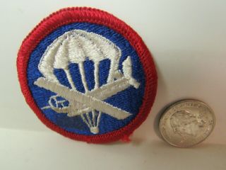 Wwii Us Army Airborne Glider Garrison Cap Patch