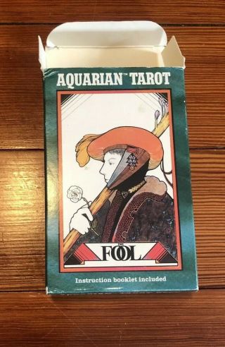 Vintage Tarot Deck The Aquarian Tarot Medieval 1993 Morgan Press 70’s Reprint 6