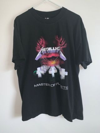Vintage Metallica Master Of Puppets T Shirt Xl 1994 Giant Double Sided