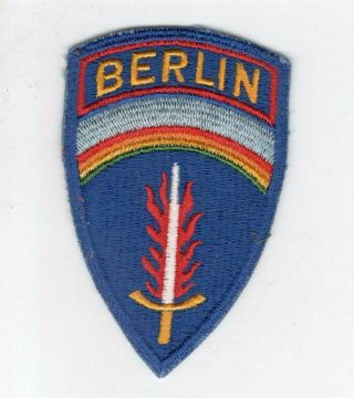 Us Made Occupation Us Army European Command Berlin Patch Inv J953