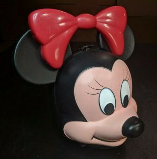 Vintage Walt Disney Co.  Minnie Mouse Aladdin Plastic Lunch Box No Thermos