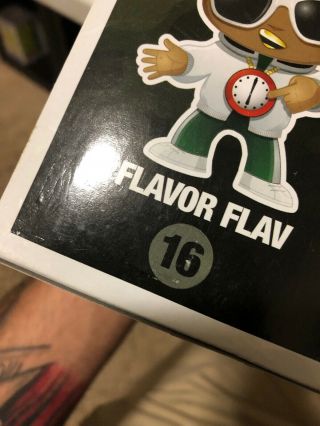 Funko Pop Rocks Flavor Flav 16 Public Enemy - Vaulted And Extremely Rare 10