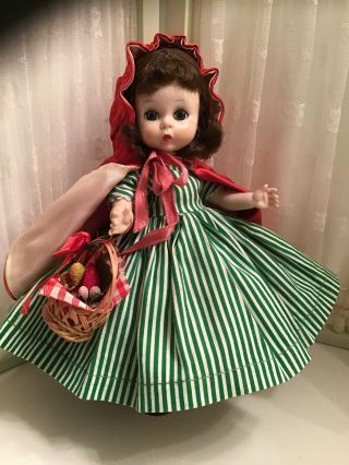 Rare Vintage Straight Leg Alexander Kins Doll 608 Red Riding Costume