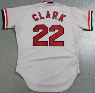 Vintage 80 ' s Rawlings St.  Louis Cardinals Jack Clark Team Issued Jersey Size 44 2