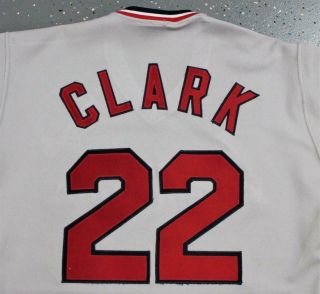 Vintage 80 ' s Rawlings St.  Louis Cardinals Jack Clark Team Issued Jersey Size 44 4