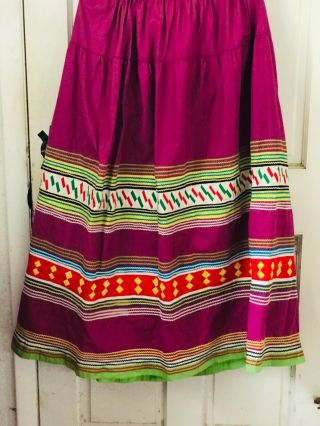 Vintage Seminole Patchwork Skirt