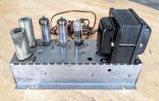 Vintage 6BQ5 Tube Mono Block Power Amplifier by Voice of Music.  Look.  Read.  NR 6