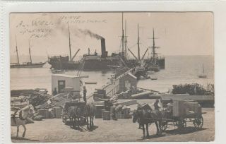 Vintage Postcard Port Lincoln Jetty South Australia 1900s