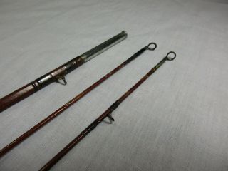Vintage 1938 Goodwin Granger 4 Piece Victory Bamboo Fly Rod 9 ' 7