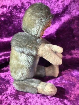 RARE ANTIQUE JOINTED TEDDY DOLL C1930 GERMANY MOHAIR JOINTED CELLULOID FACE 3