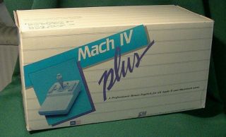 Vintage Ch Products Mach Iv Plus Adb Serial Joystick Apple Macintosh Rare