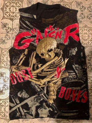 Guns N Roses Dust N Bones Tour Vintage Shirt 1992,  Slash