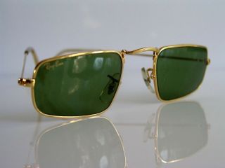 Vintage Ray - Ban Fashion Metals Style 3 Rb - 3 Sunglasses Nos Very Rare