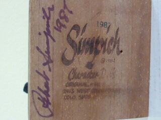 Rare Simpich Character Doll signed by creator,  1987: Leprechaun with pot of gold 4