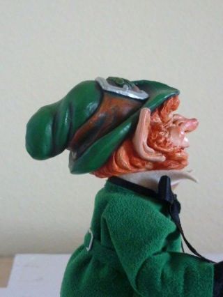 Rare Simpich Character Doll signed by creator,  1987: Leprechaun with pot of gold 6