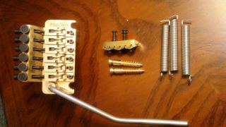 Floyd Rose Tremolo Gold Made In Germany R2 Nut 1980 