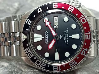 Vintage Seiko Diver 6309 - 7290 Black Prospex Slim Turtle Automatic Men Watch 7422