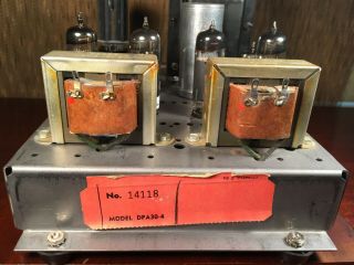 Packard Bell Stereo Tube Amplifier EL84 Vintage Tube Amp 7