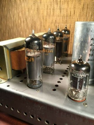 Packard Bell Stereo Tube Amplifier EL84 Vintage Tube Amp 8