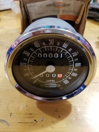 Vintage Nos Harley Davidson Speedo Speedometer 6710 - 67pa
