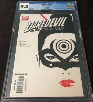 Marvel Daredevil 111 Cgc 9.  8 First Appearance Of Lady Bullseye Aja Variant Rare