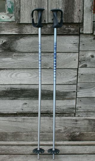 Vintage K2 Ski Poles Pistol Grips 43 " Aluminum Shaft Large Baskets