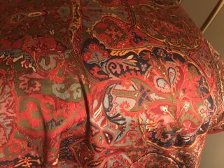 DisplayModel HomeOnly Vintage EuC Ralph Lauren Galahad Q Flat ToP Bed Sheet 4